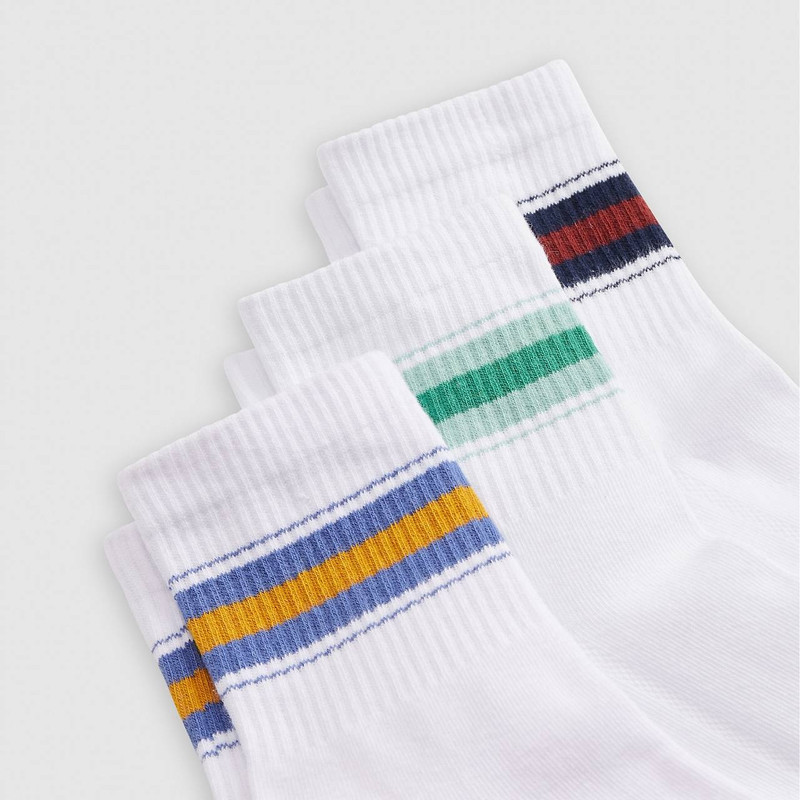 Levi's VARSITY STRIPE SHORT CUT SOCKS (3-PACK) outlook