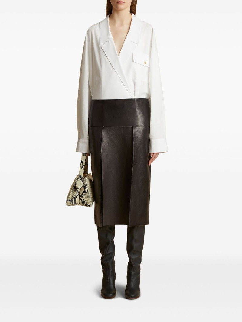 KHAITE Kidd midi skirt outlook