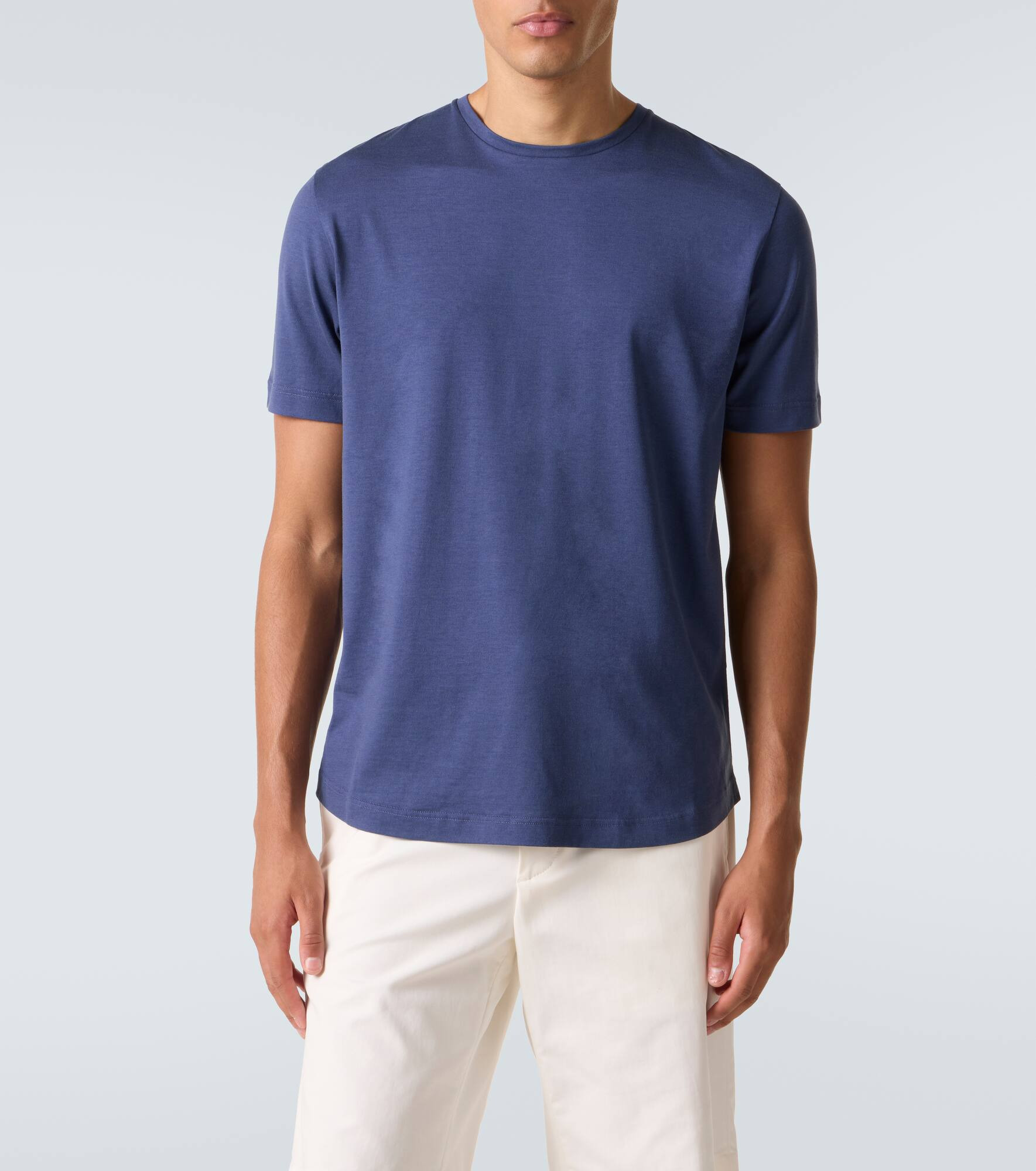 Silk-cotton blend T-shirt - 3