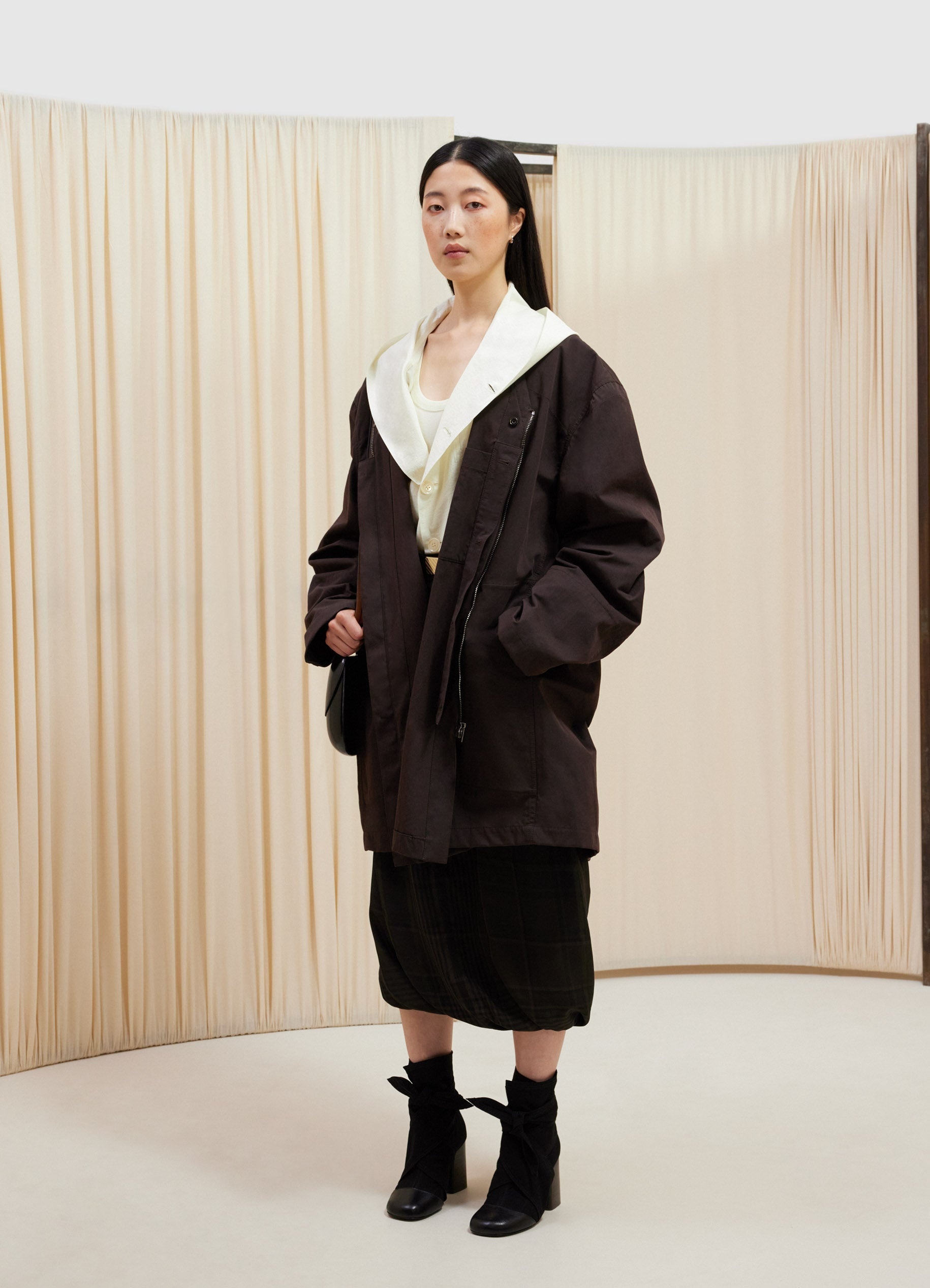 ZIPPED WATER REPELLENT PARKA - 4