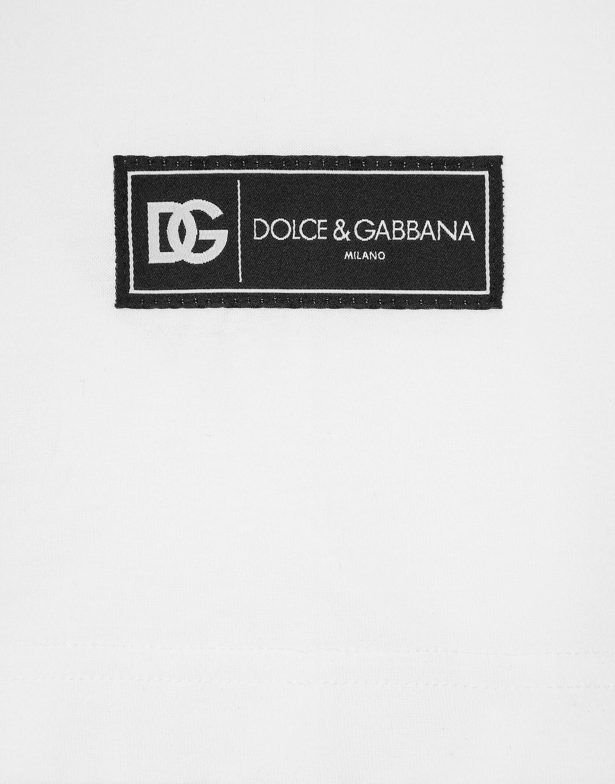 Short-sleeved T-shirt with DG logo patch - 6