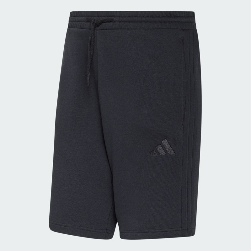 Essentials 3-Stripes Fleece Shorts 1