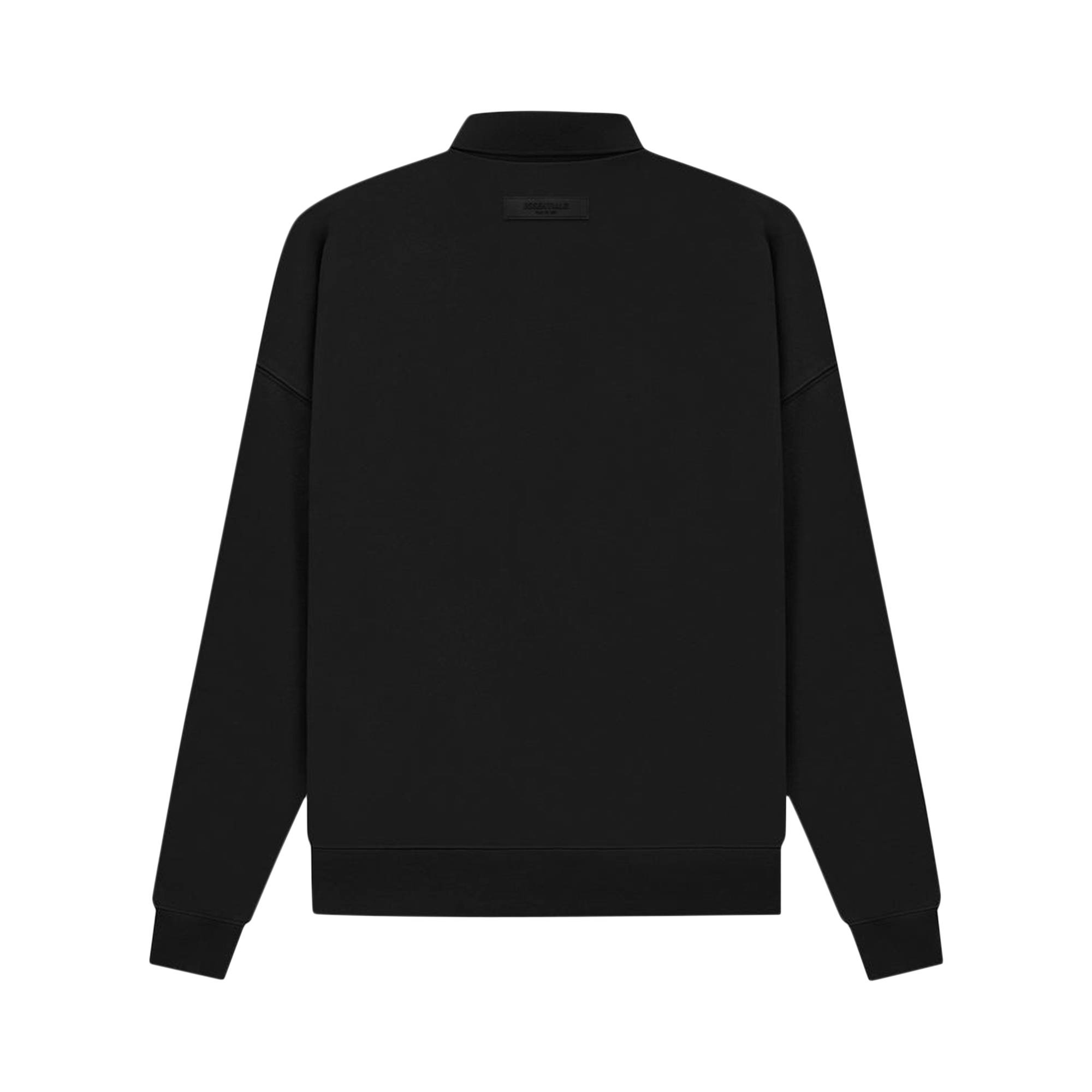 Fear of God Essentials Long-Sleeve Polo 'Stretch Limo' - 2