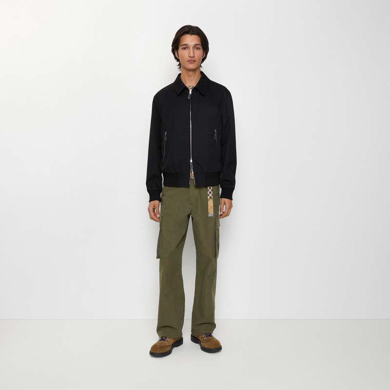 Burberry Gabardine Harrington Jacket outlook
