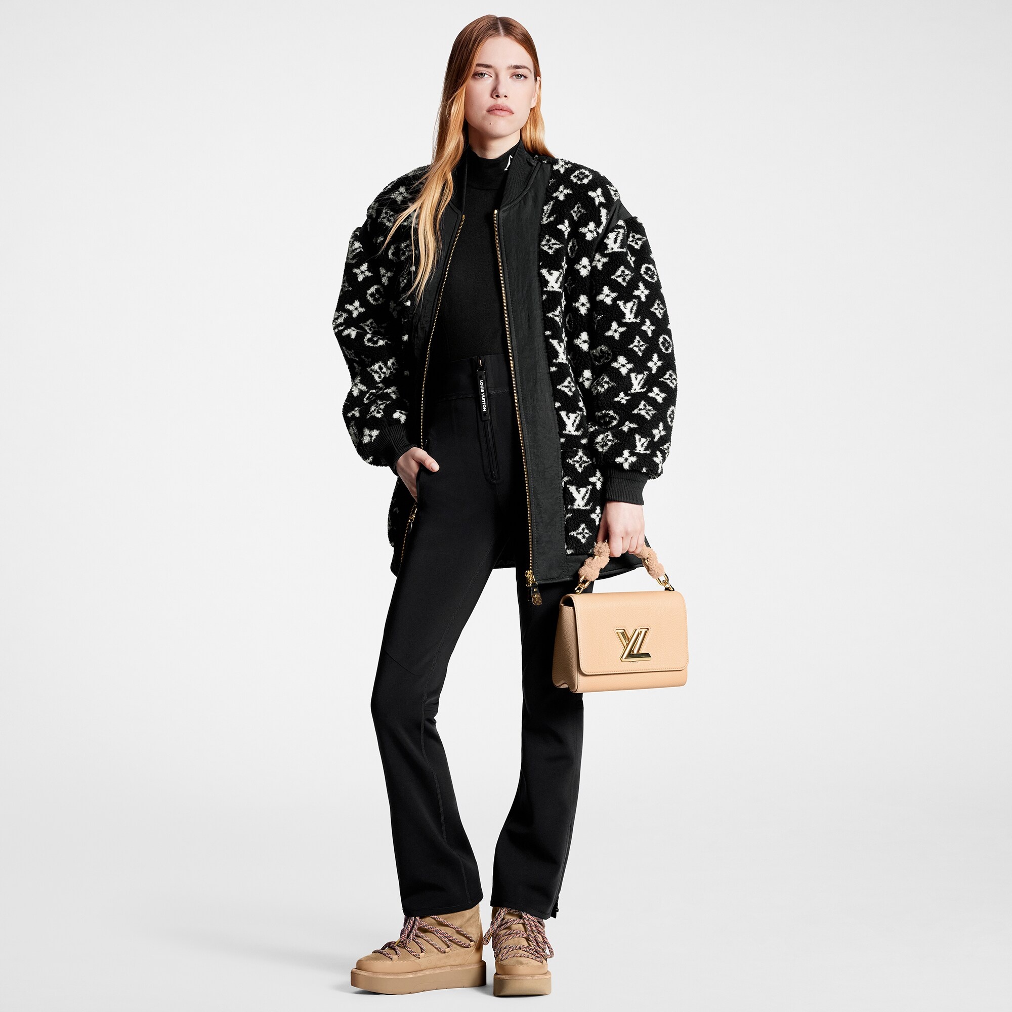 Louis Vuitton Oversized Monogram Teddy Bomber Jacket