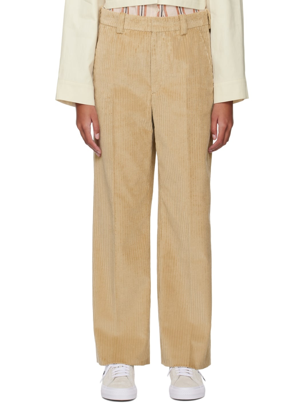 SSENSE Exclusive Beige Lorie Trousers - 1