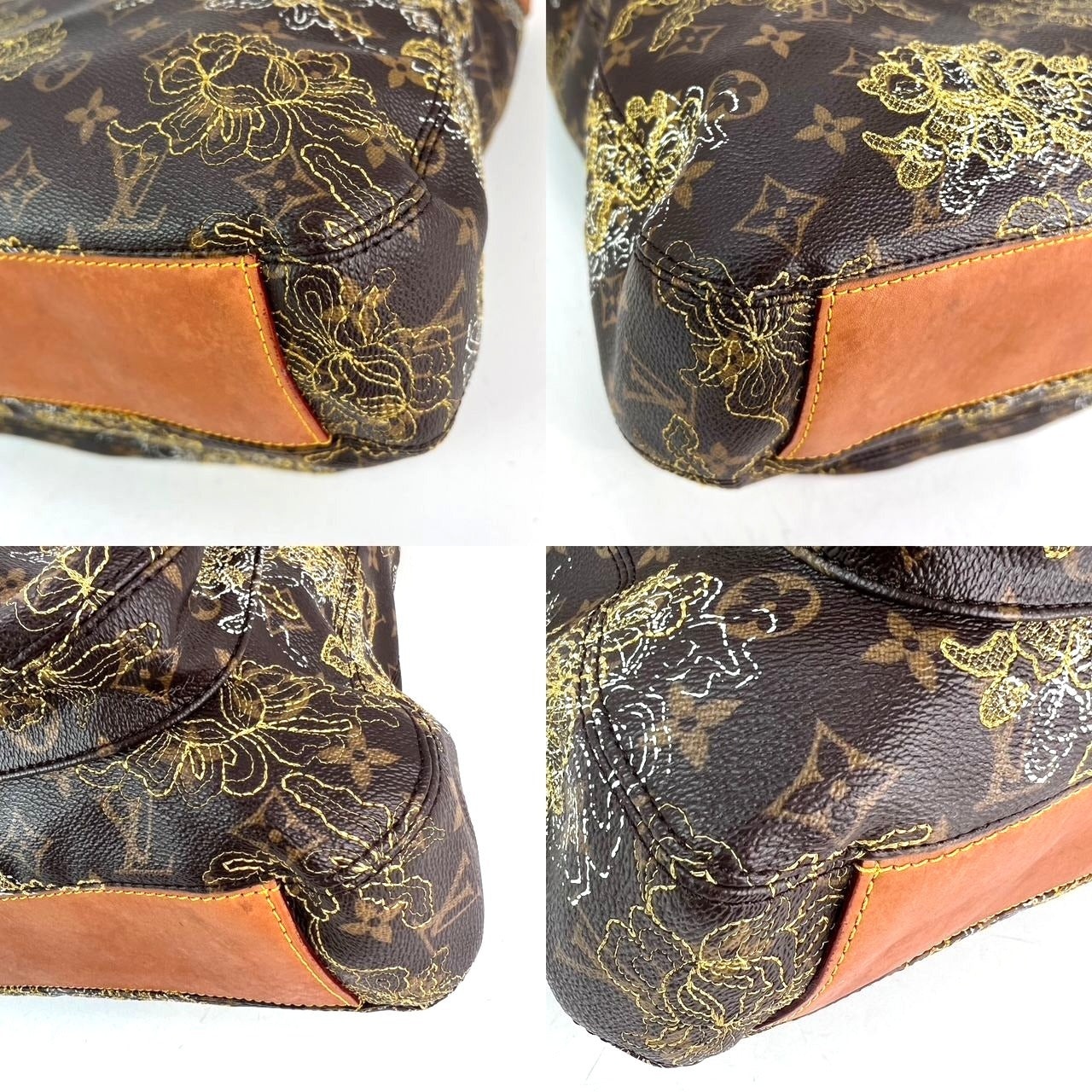 Louis Vuitton Dentelle Fersen Gold Monogram Tote Bag Limited Edition - 7