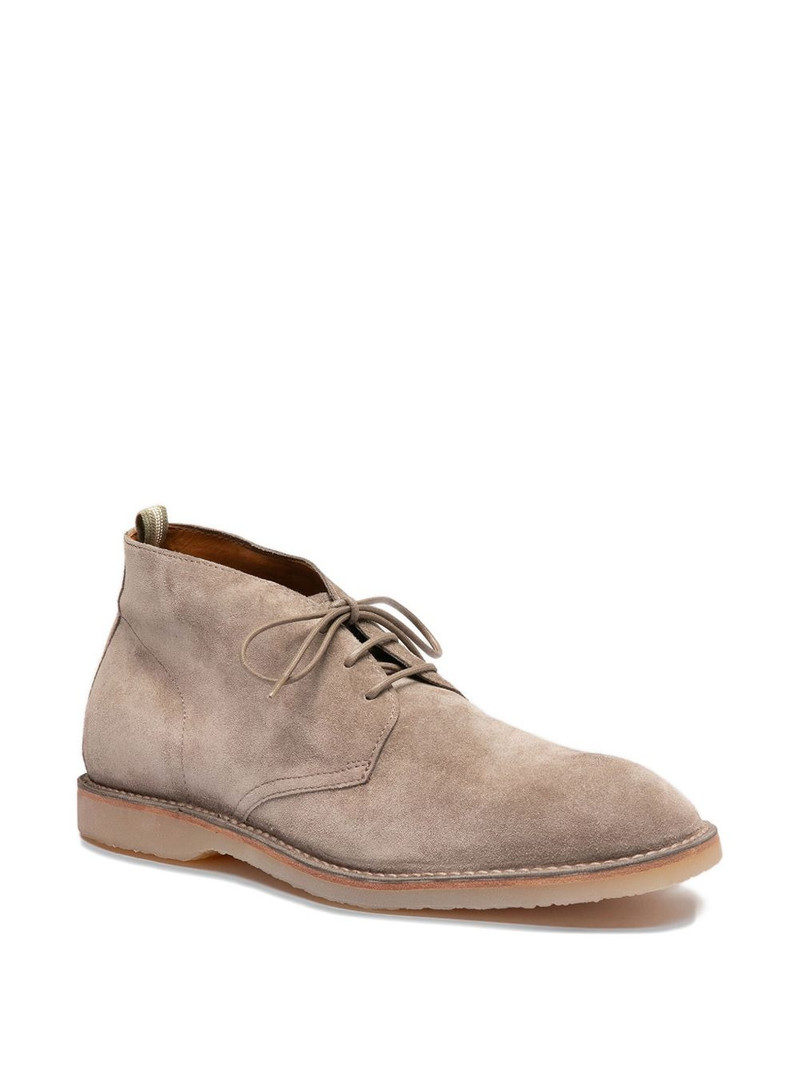 OFFICINE CREATIVE Flexus lace-up suede boots outlook