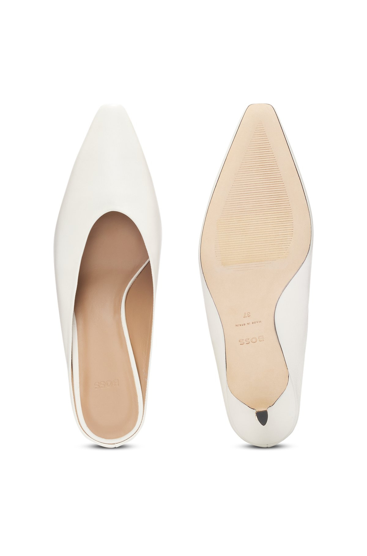 BACKLESS MULES IN NAPPA LEATHER - 5