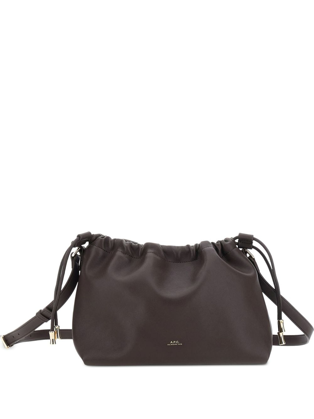 adjustable-strap drawstring shoulder bag - 1