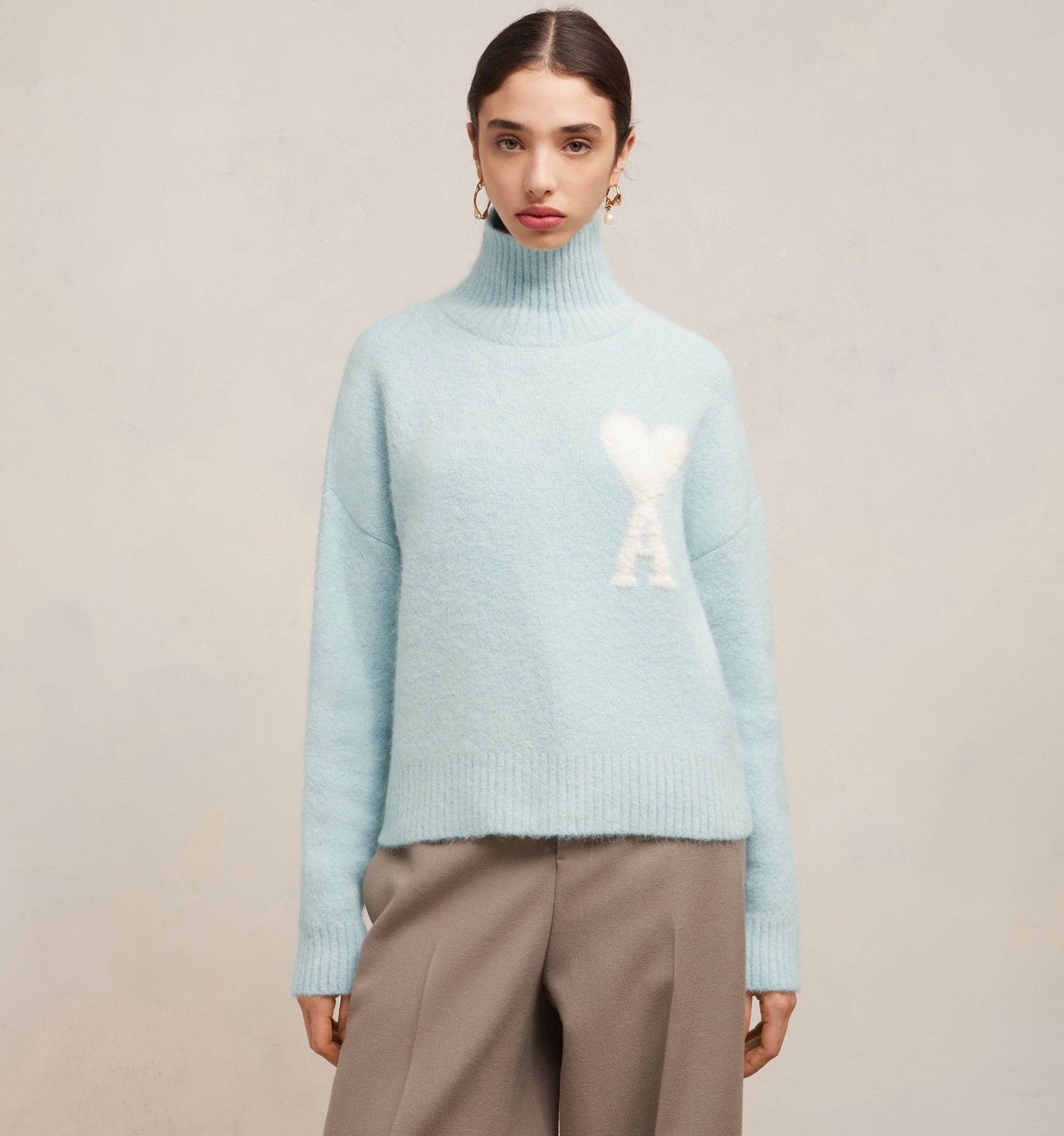 Cloudy Wool Ami de Cœur Sweater - 7