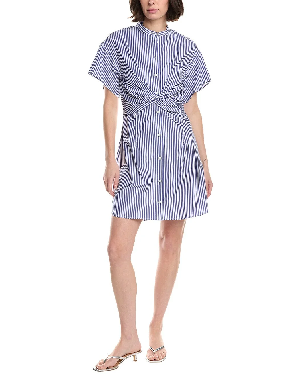 rag & bone Gretchen Stripe Poplin Shirtdress - 1