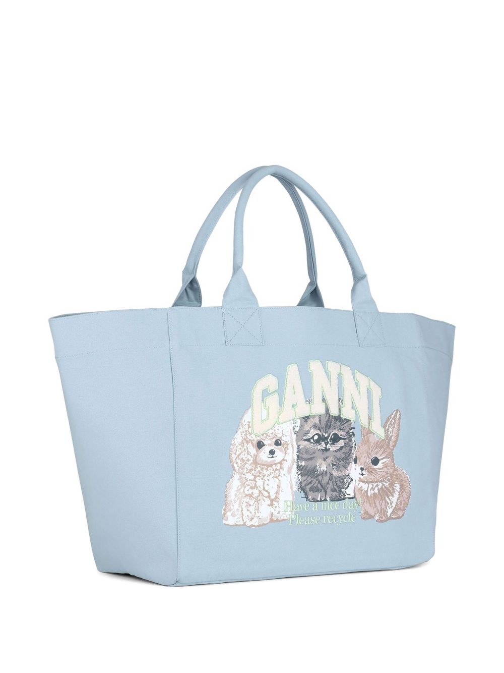recycled-cotton tote bag - 3