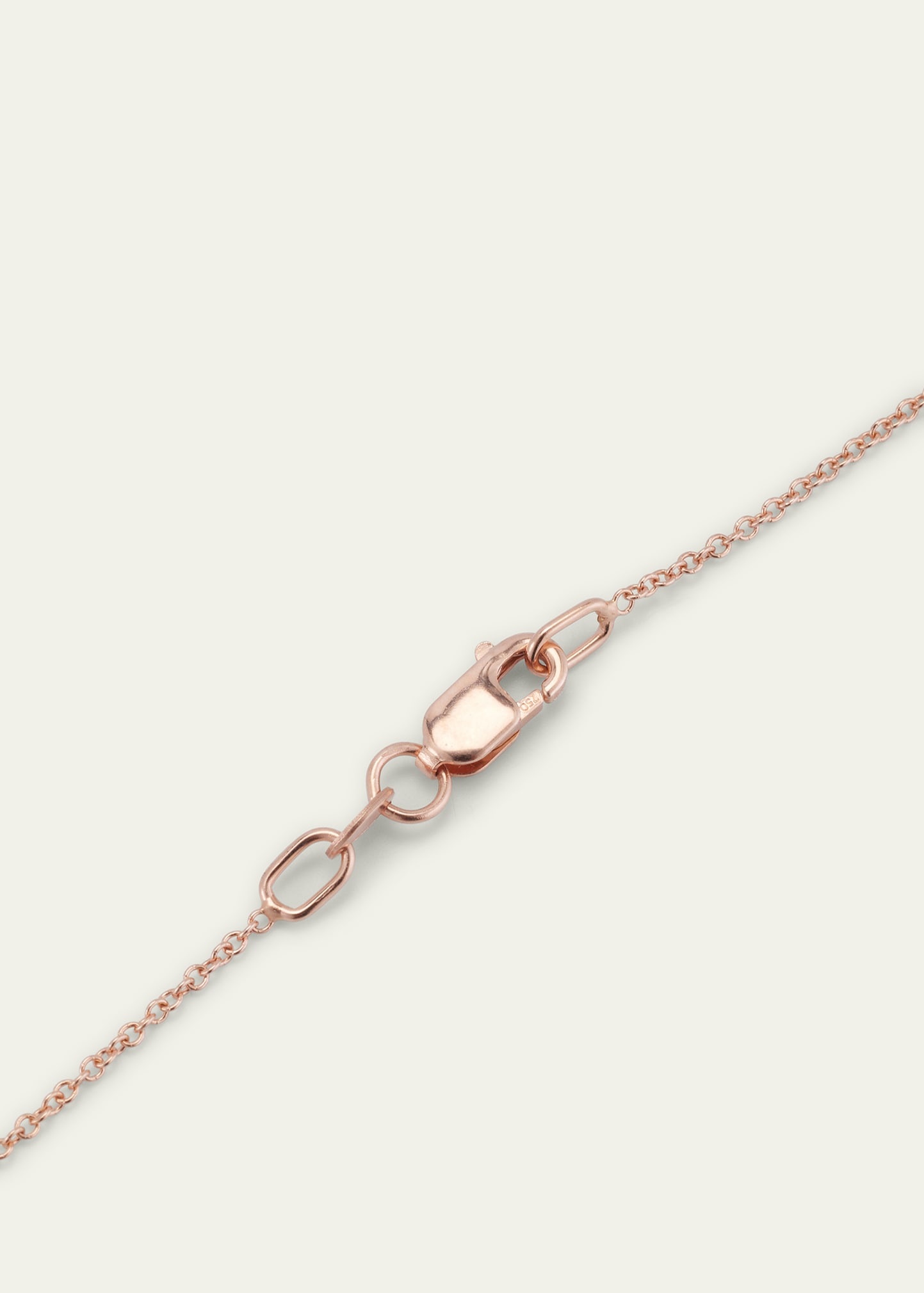 Little Dawn 18K Rose Gold Diamond and Sapphire Necklace - 4
