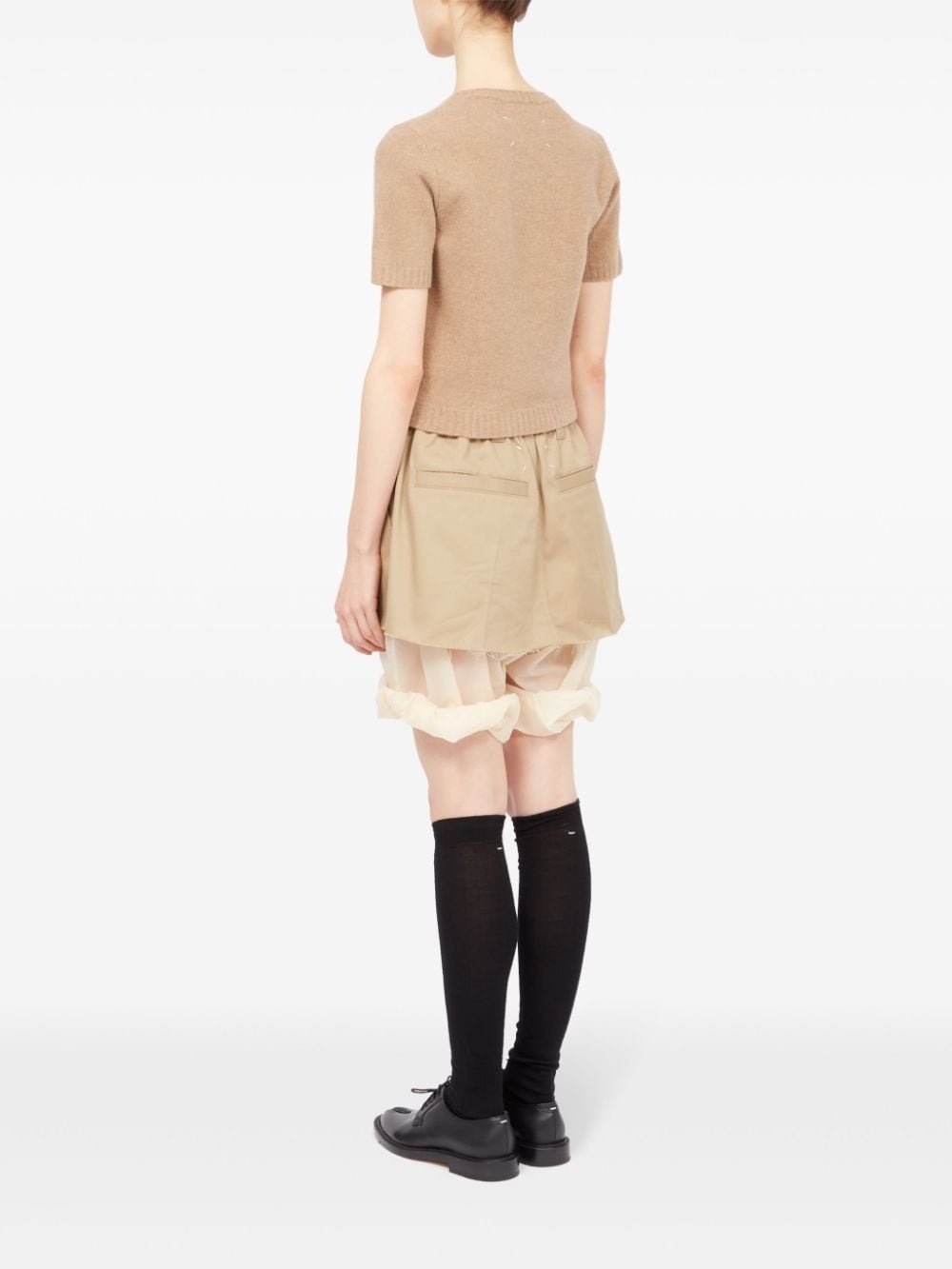 cropped wool jumper - 5