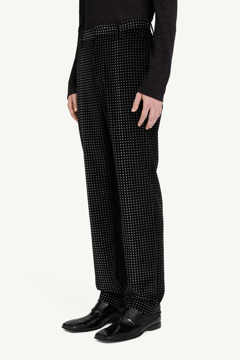 Star velvet trousers 4
