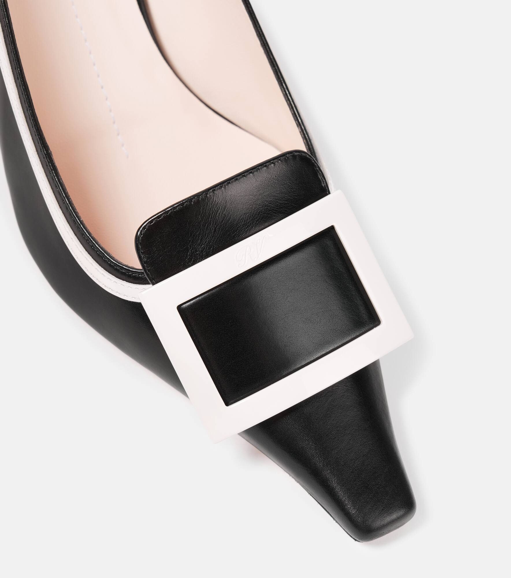 Viv' Canard leather slingback pumps - 5