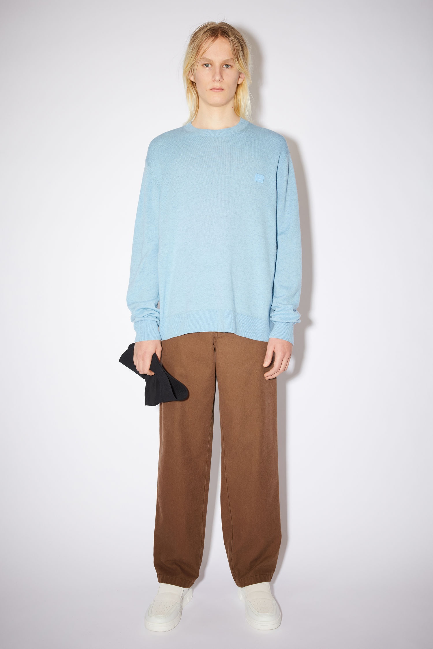 Crew neck sweater - Powder blue - 2