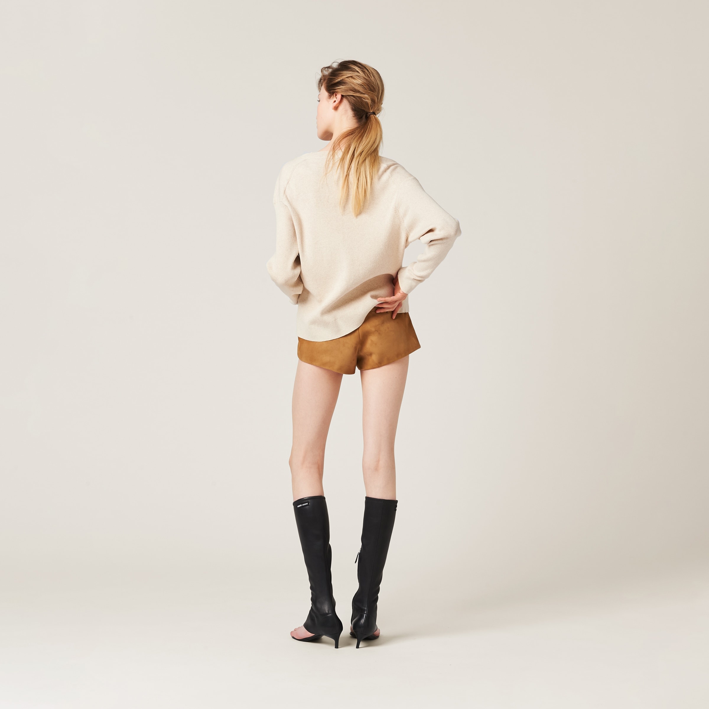 Cotton knit cardigan - 3