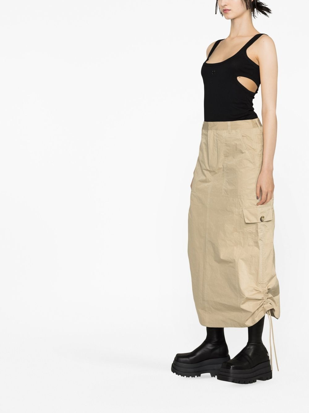 The Cargo midi skirt - 4