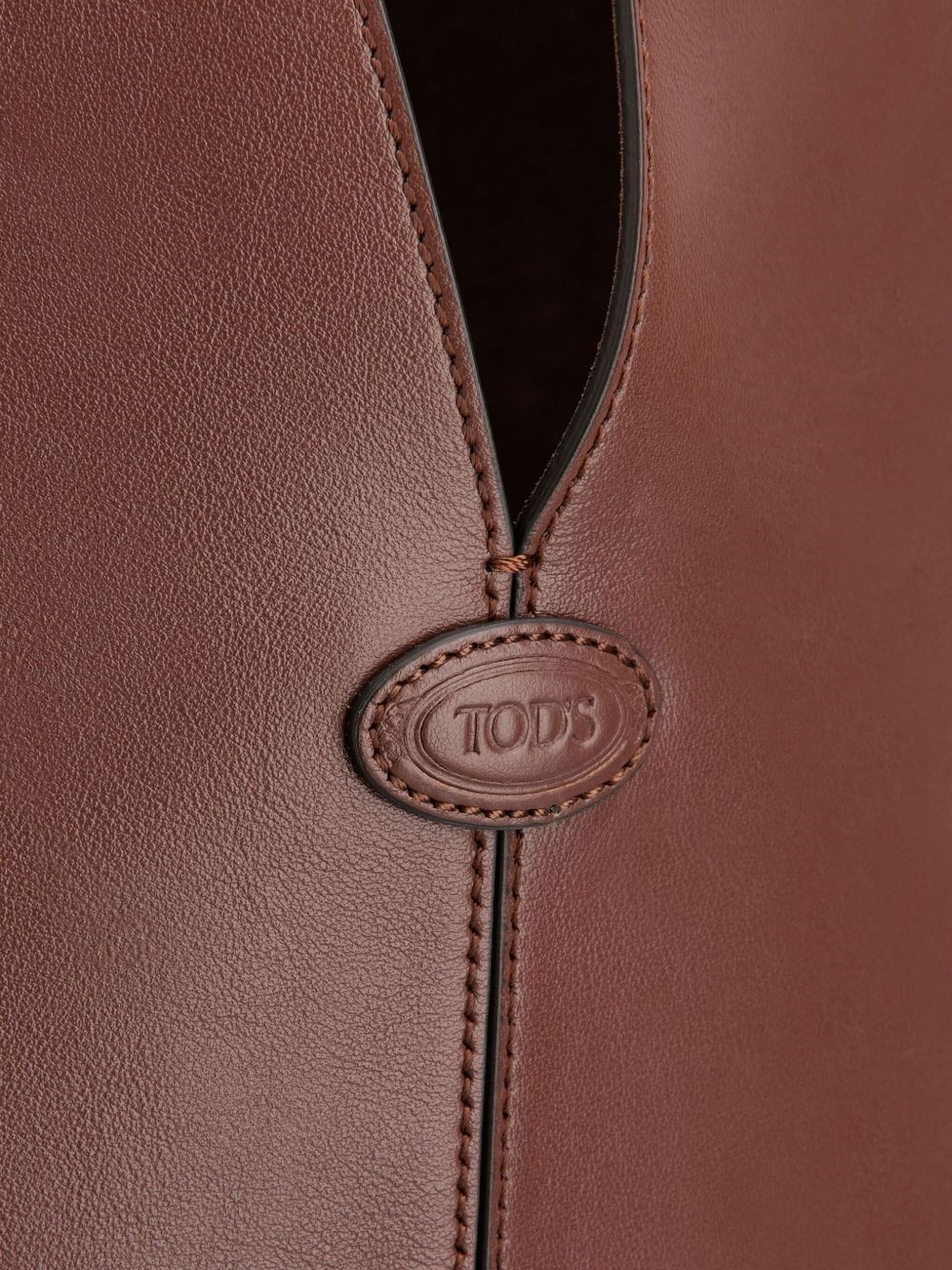 small leather tote bag - 5