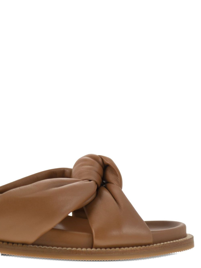 knot-detail leather sandals 4