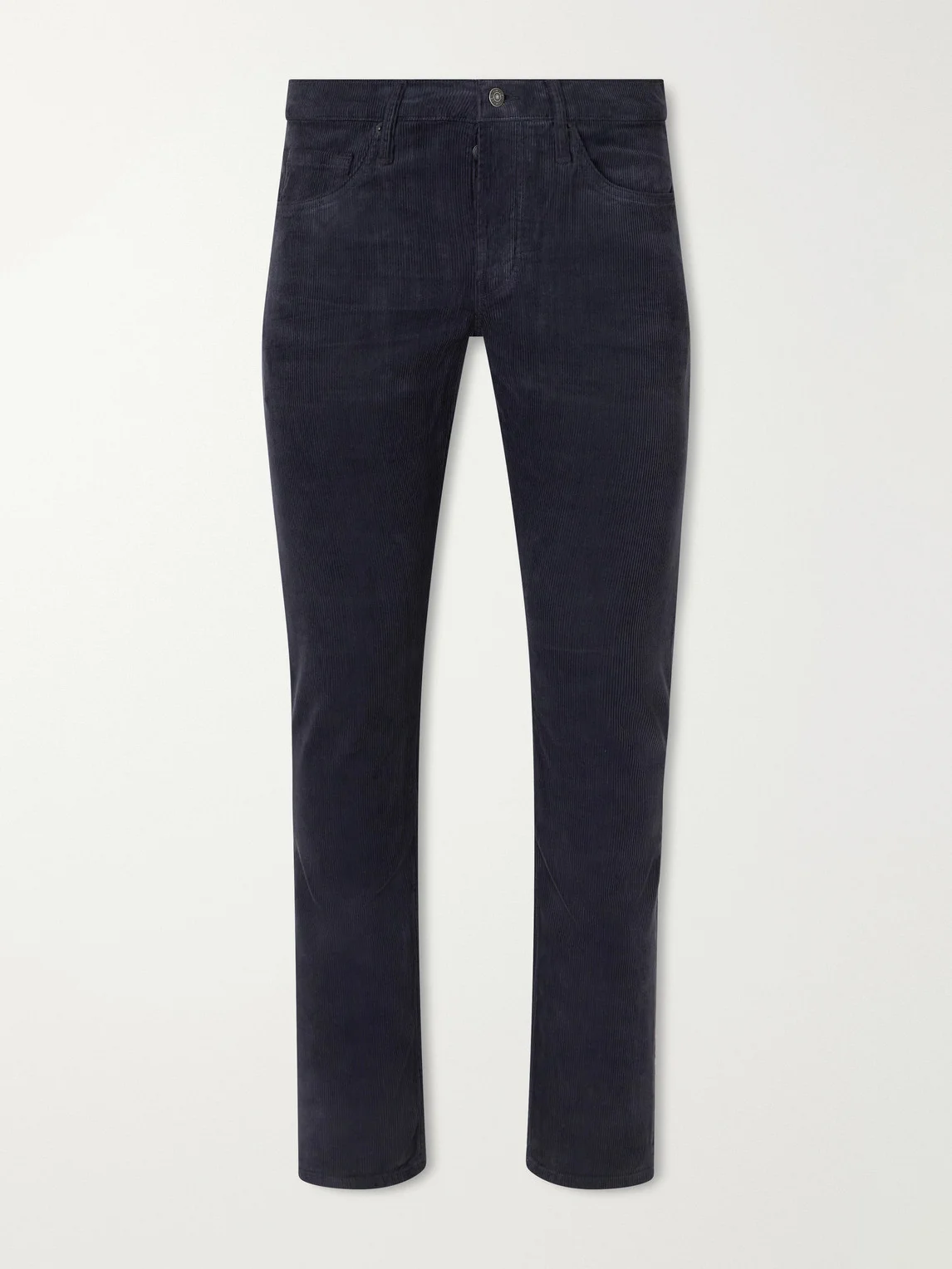 Slim-Fit Cotton-Blend Corduroy Trousers - 1