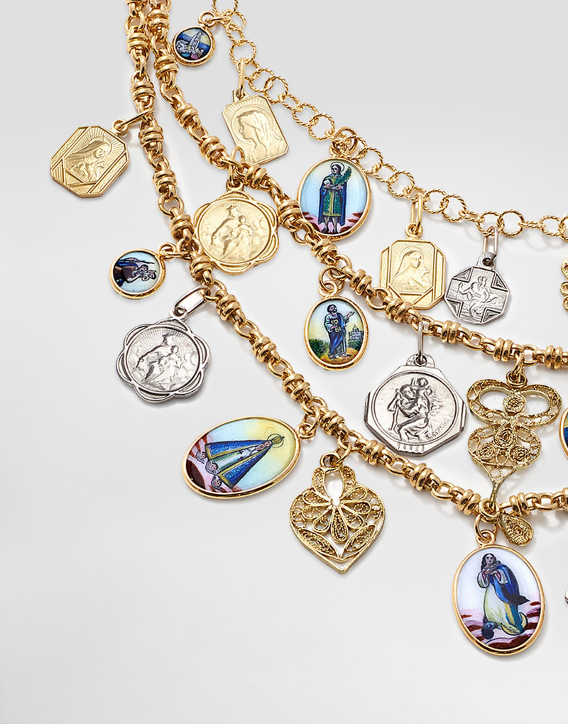 Dolce & Gabbana Sicily Necklace 18 carat yellow gold outlook