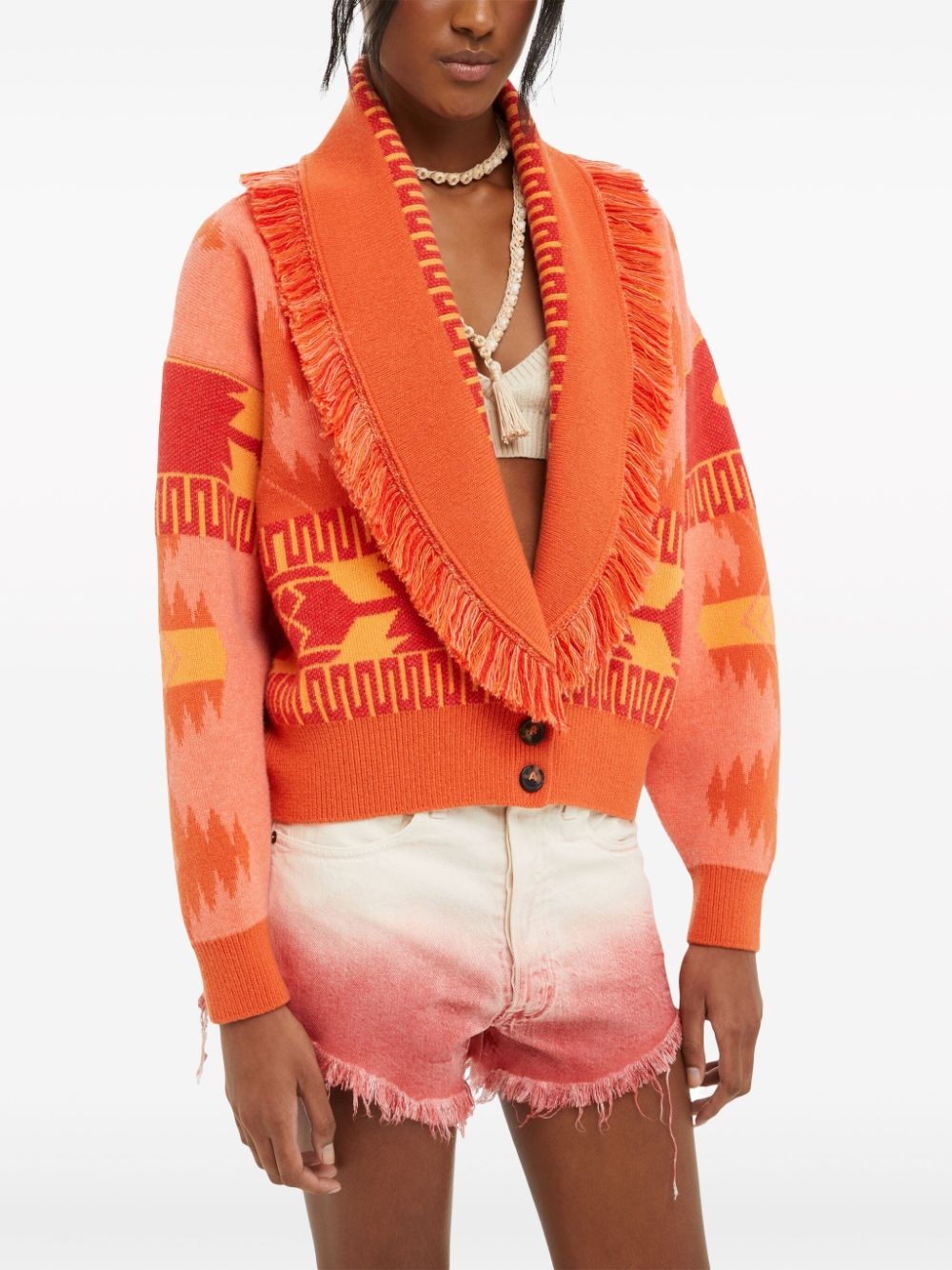 Icon jacquard cardigan - 5