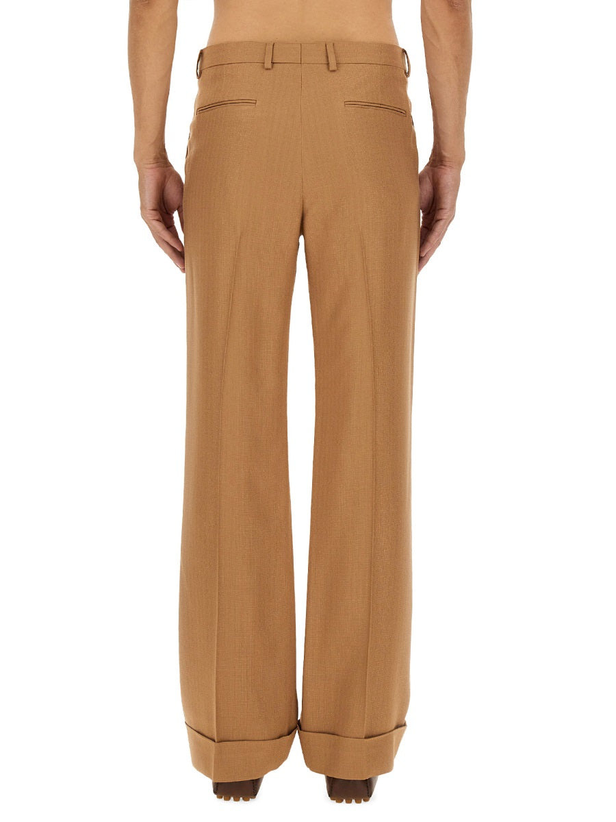 Gabardine Pants With Lapels - 3