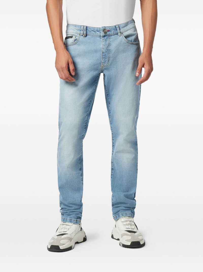 PHILIPP PLEIN logo-plaque jeans outlook