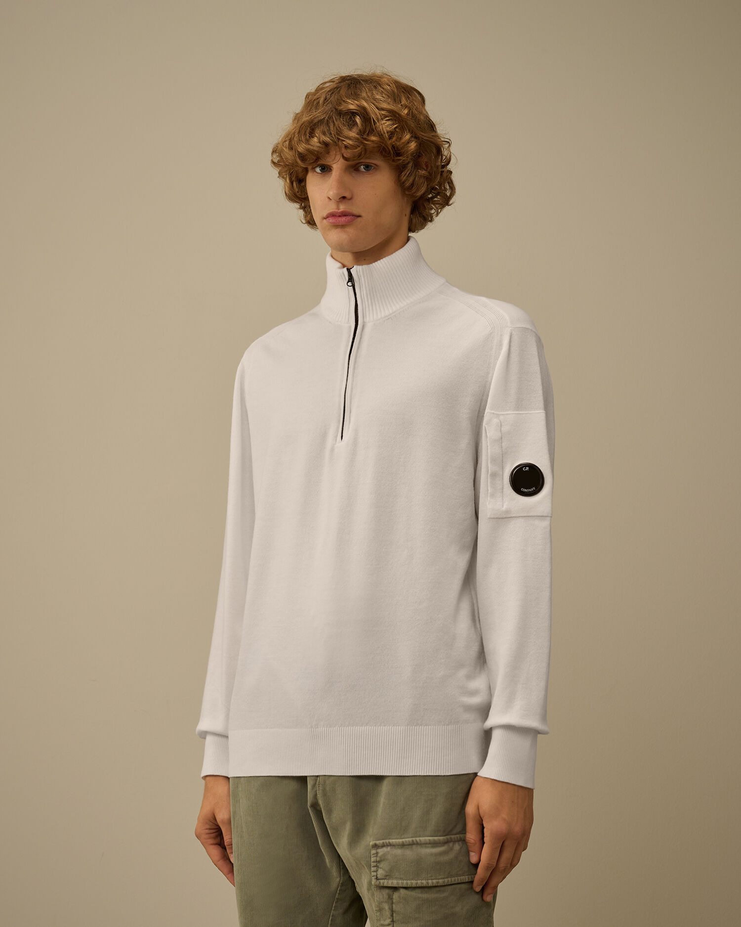 Extrafine Merino Wool Half Zip Sweater - 3