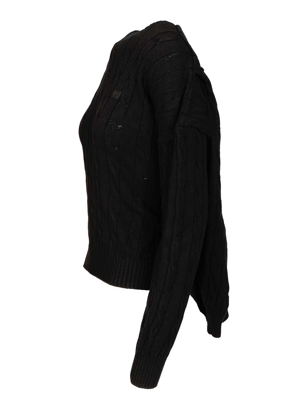 Semi Fitted Top Tops Black - 3