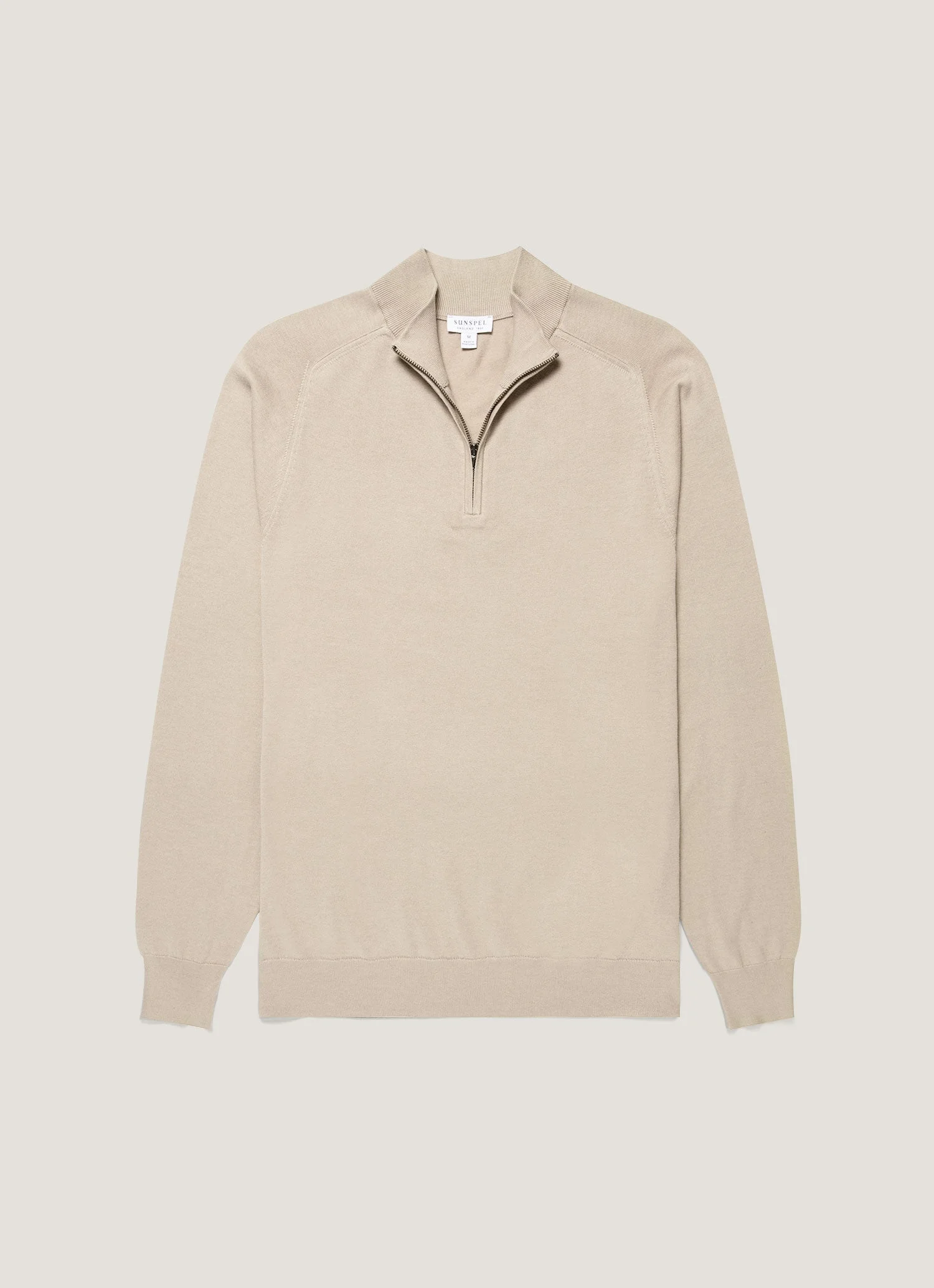 Sea Island Cashmere Half Zip - 1
