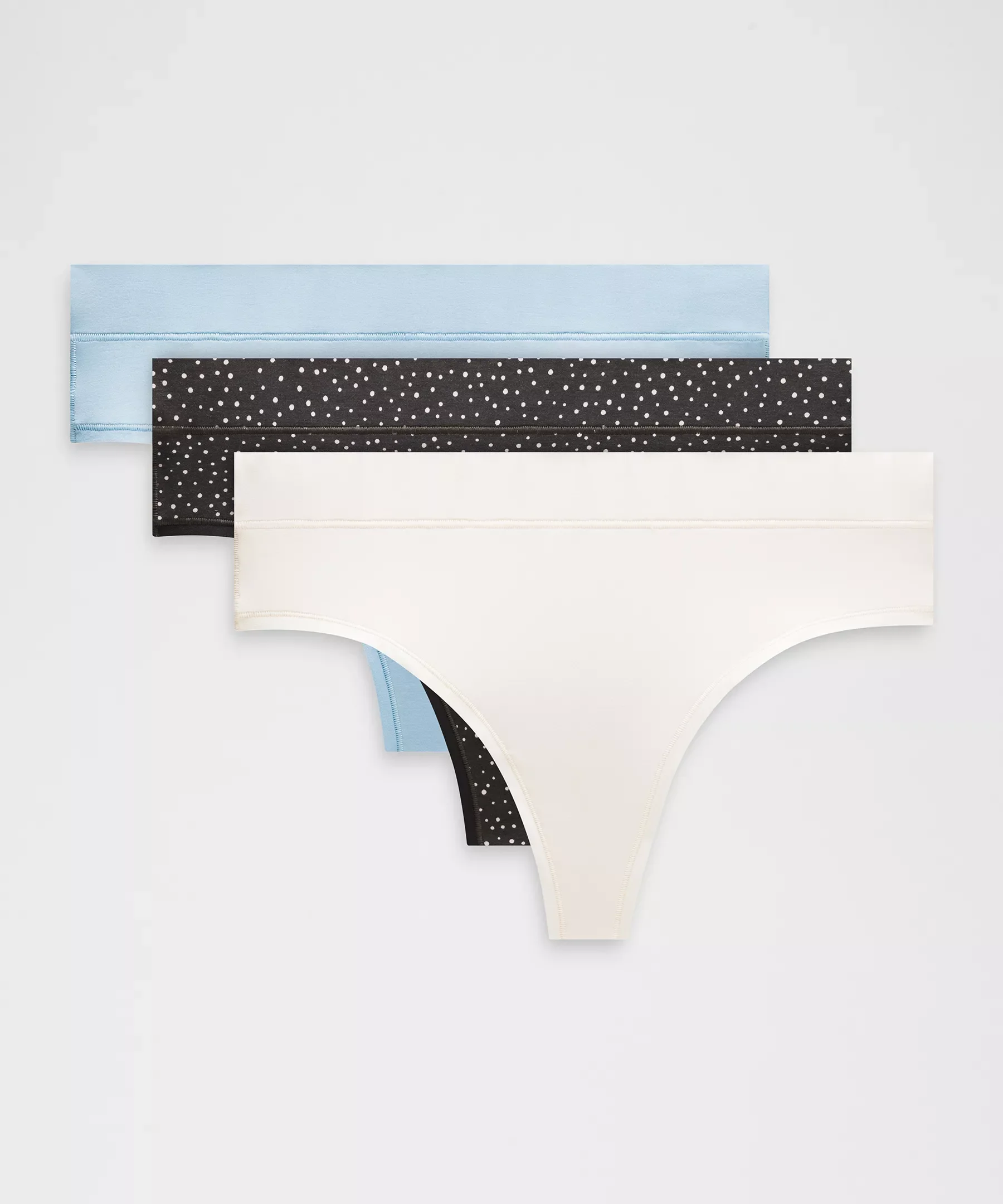 UnderEase High-Rise Thong Underwear *3 Pack - 1