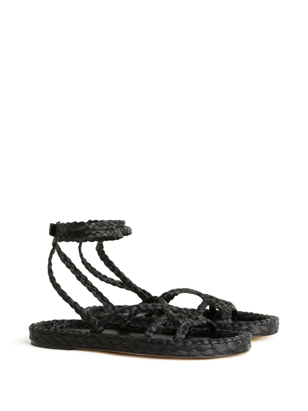 A Love Letter To India woven leather sandals - 2