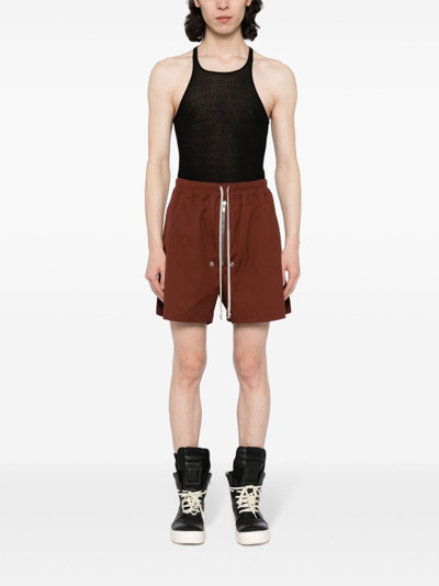 Rick Owens Bela Boxers poplin shorts outlook