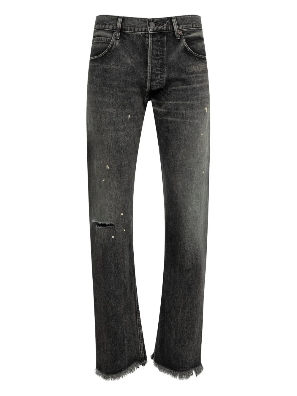 distressed jeans - 1