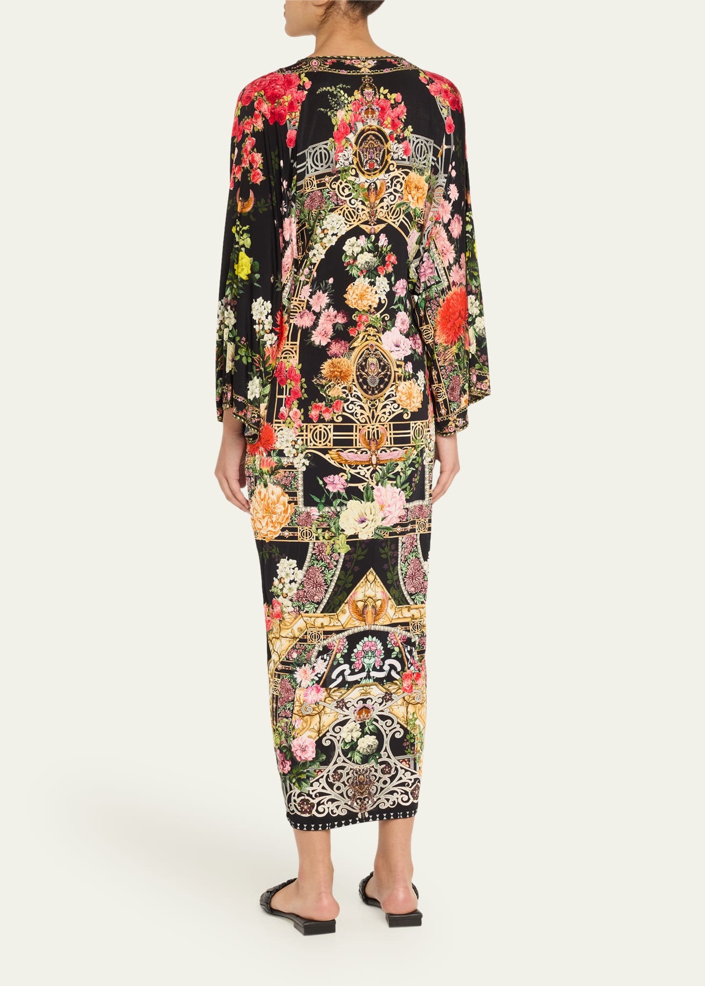 Adorned In Alexandria Long Split Twist-Front Dress - 3