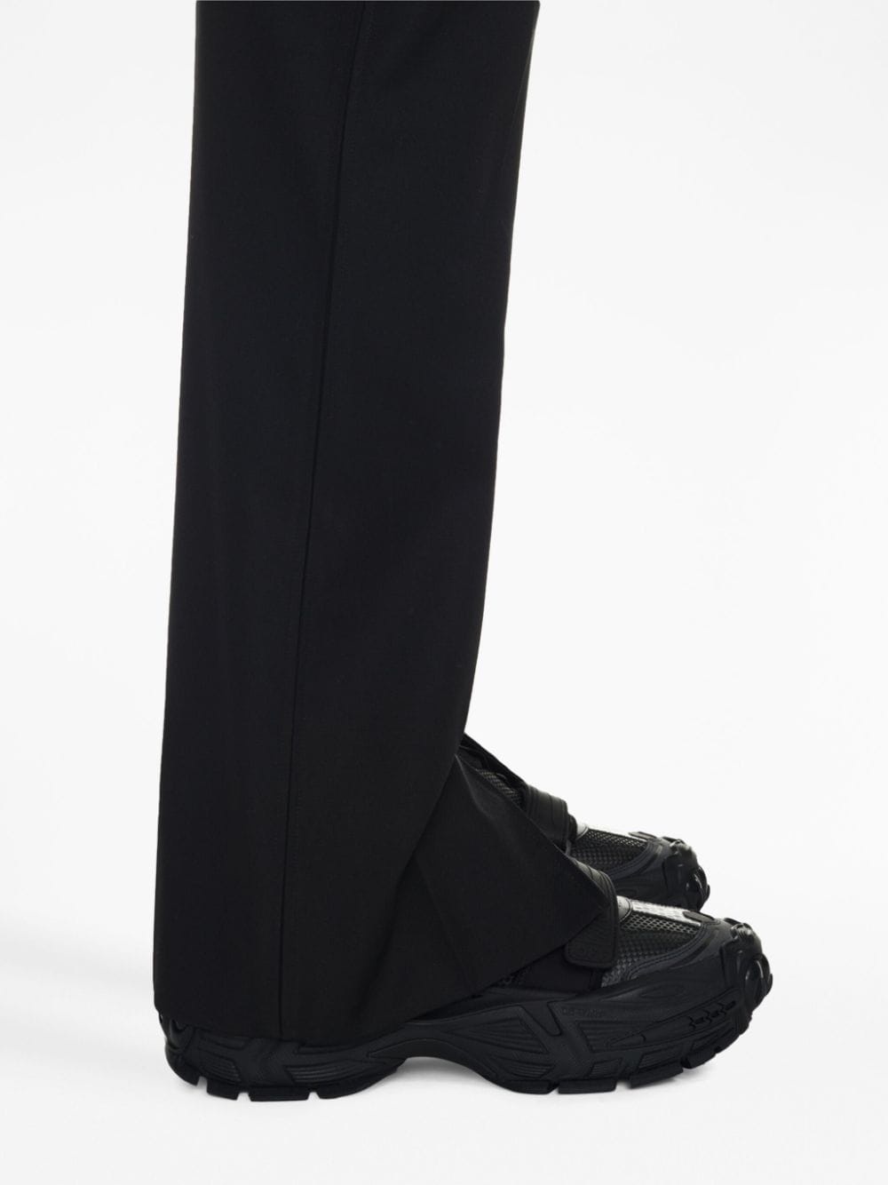 panelled chunky sneakers - 6
