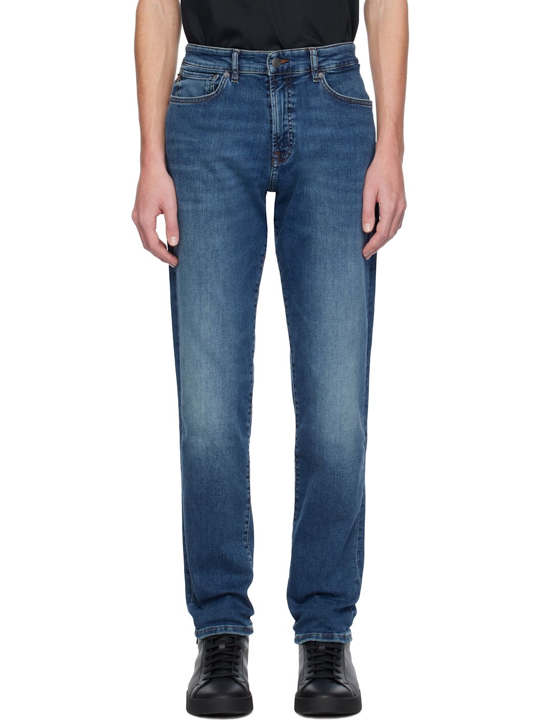 Blue Faded Jeans - 1
