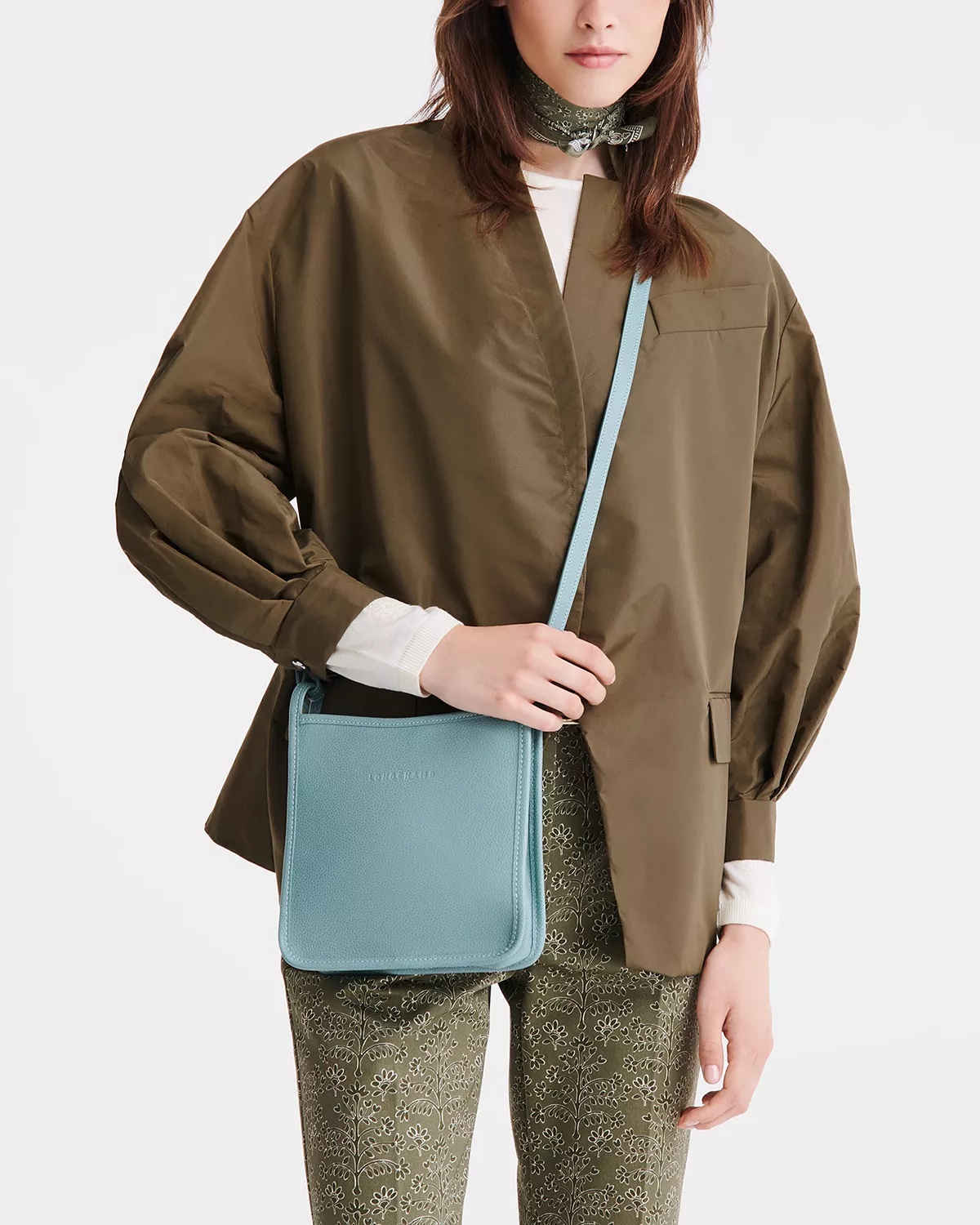 Le Foulonné Small Zip Leather Crossbody - 2