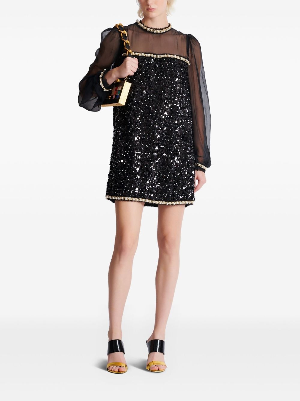 sequin detailing dress - 2