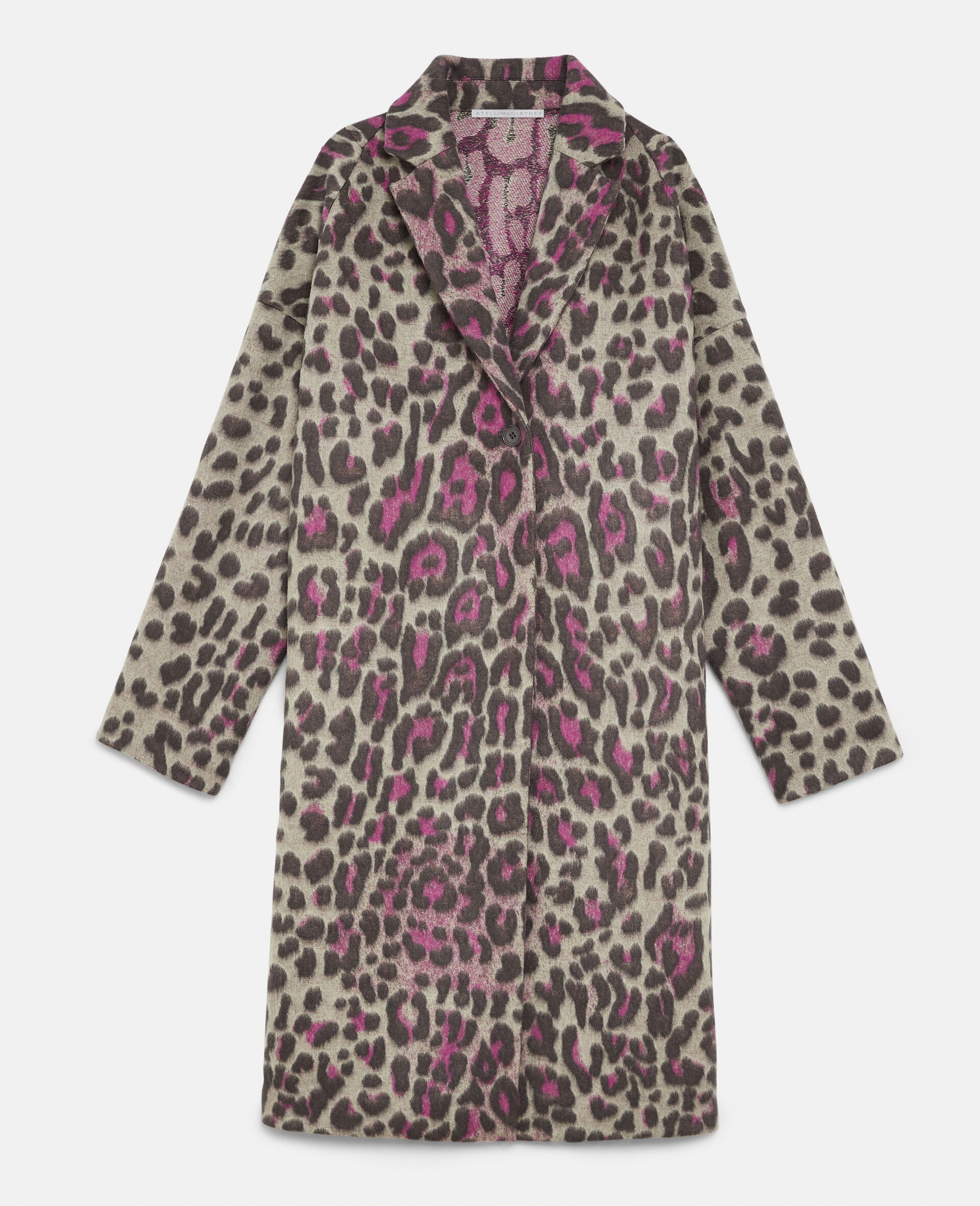 Wool Leopard Coat - 1