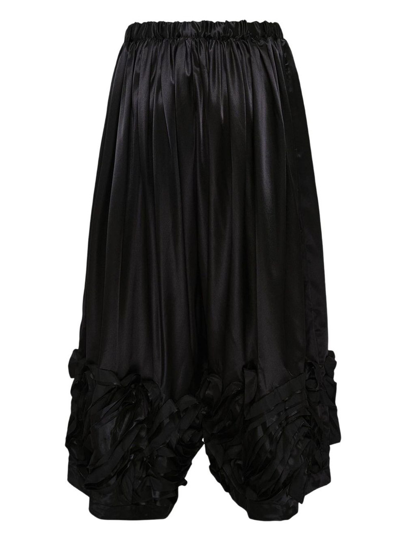 Comme des Garçons Comme des Garçons gathered-trim trousers outlook