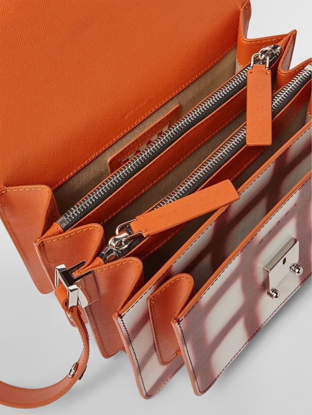 MEDIUM TRUNK BAG IN CHECK PRINTED SAFFIANO CALF - 4