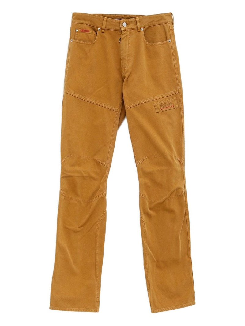 logo-appliqué jeans 1
