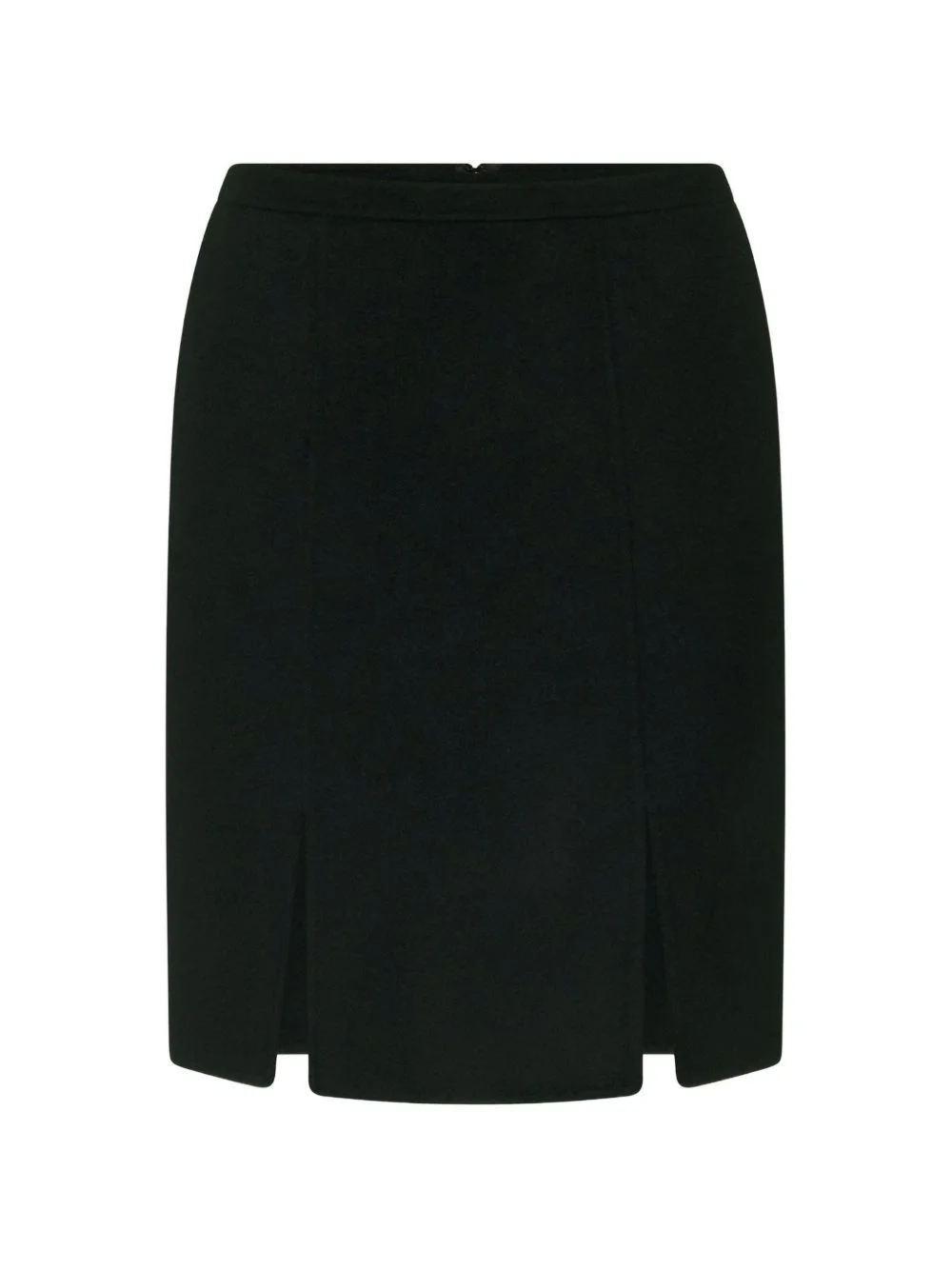 Judy double-slit wool midi straight skirt - 1