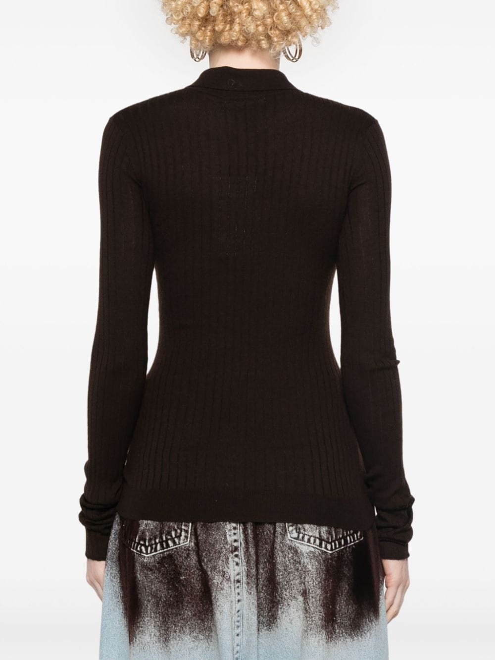 logo-appliqué sweater - 4
