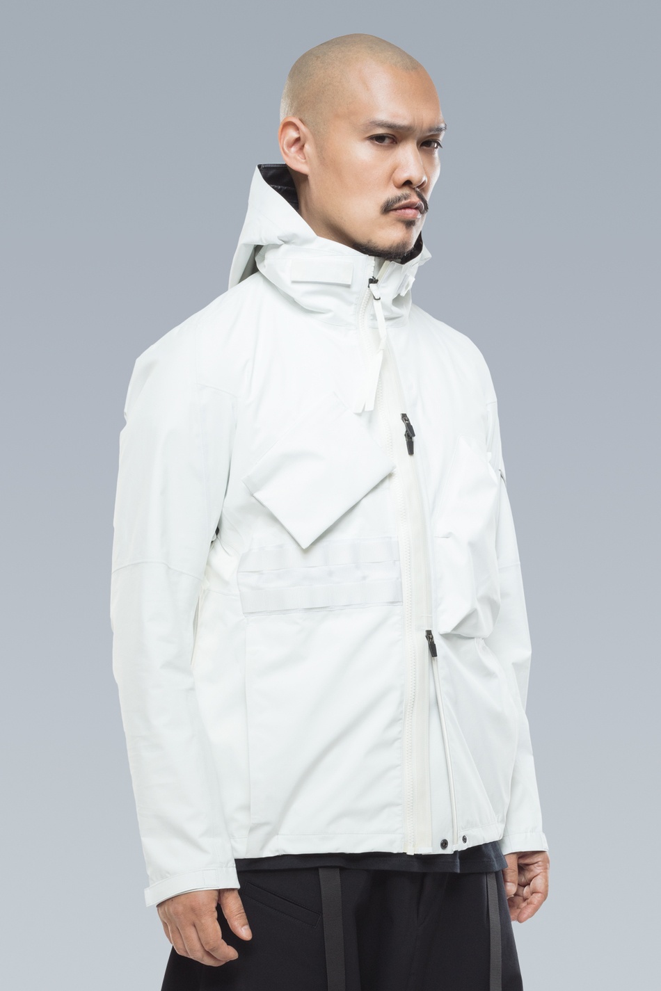 J47TS-GT-WHT 3L Gore-Tex® Pro Tec Sys Interops Jacket White - 2